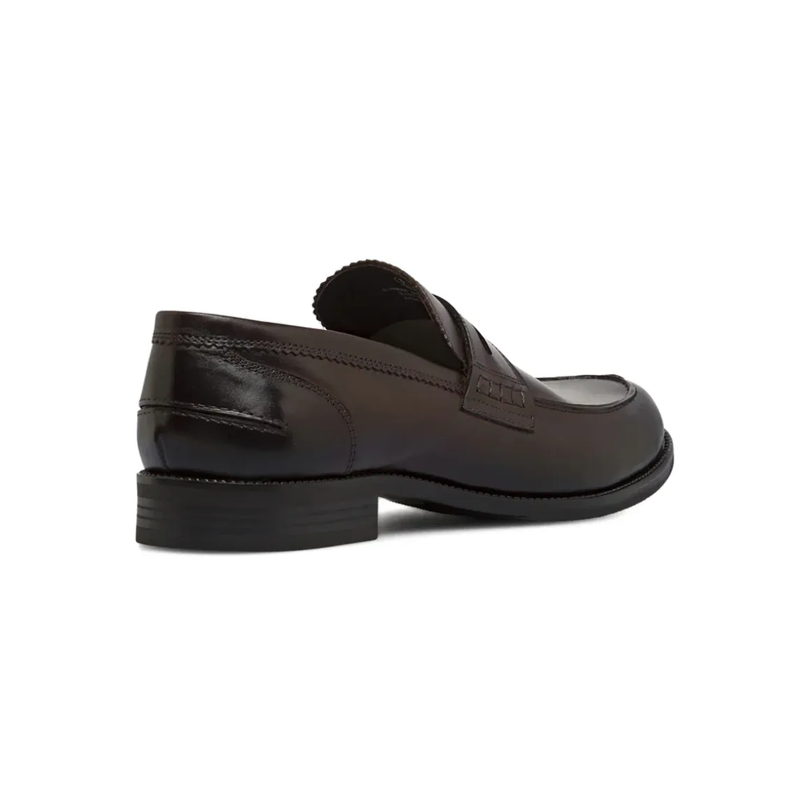 Mocassini Penny Loafer in pelle da uomo marroni La Cuoieria