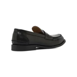 Mocassini Penny Loafer neri da Uomo Riflessi Urbani