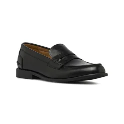Mocassini Penny Loafer neri da Uomo Riflessi Urbani