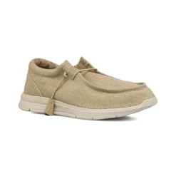 Mocassini Slip-on beige in tessuto da Uomo Jog