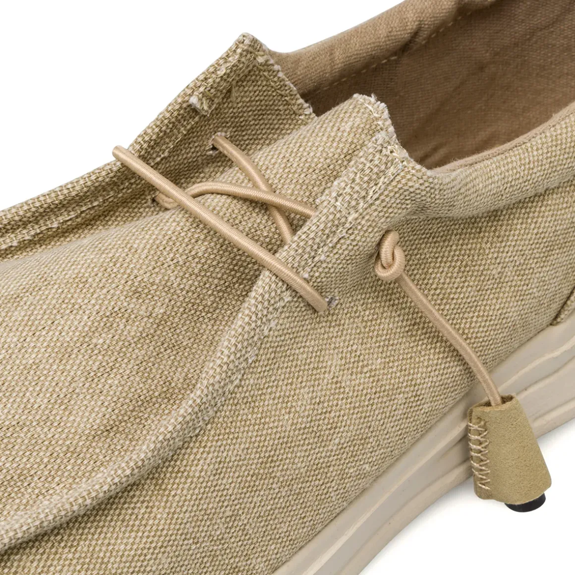 Mocassini Slip-on beige in tessuto da Uomo Jog
