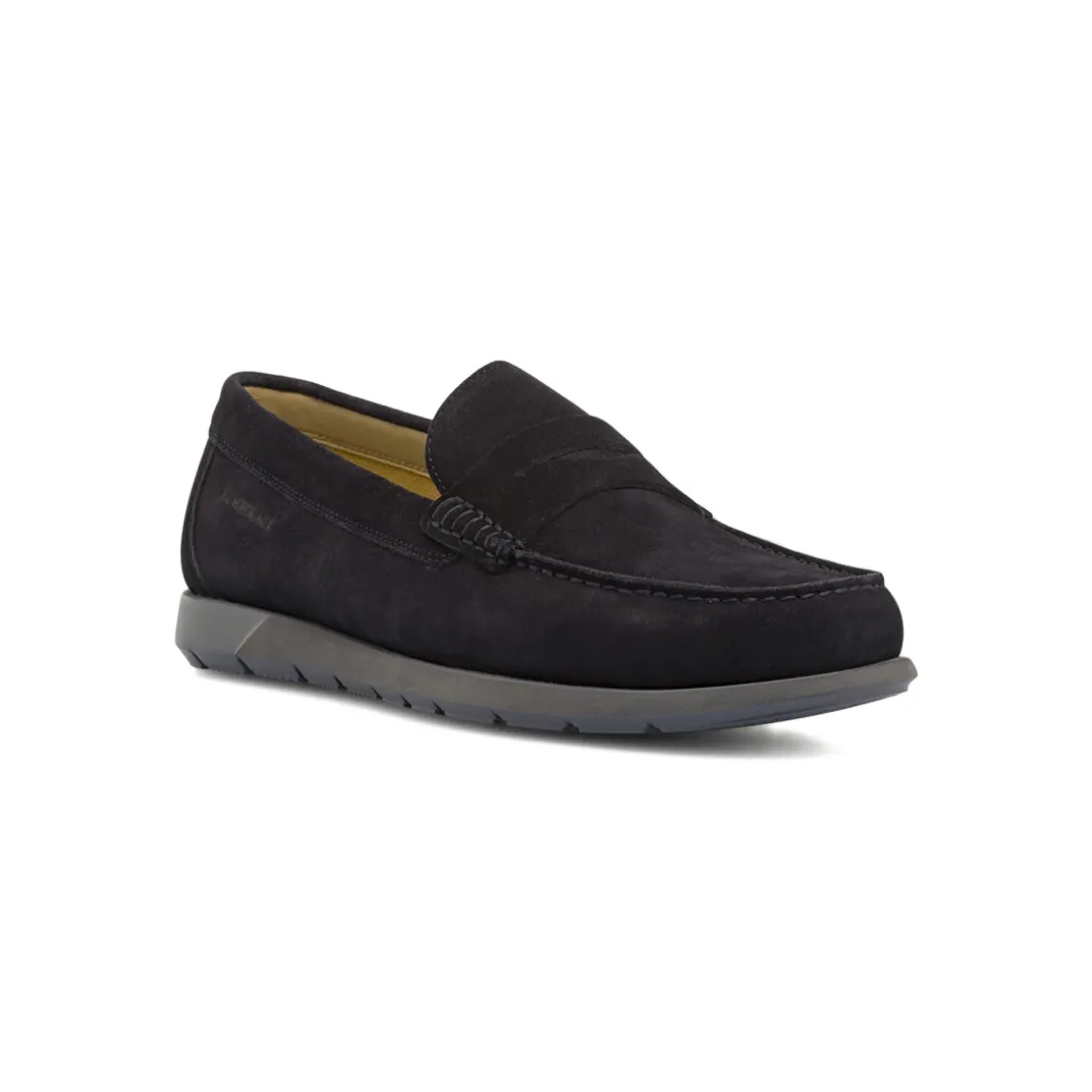 Mocassini Uomo blu scuro effetto scamosciato Lumberjack