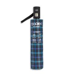 Ombrello automatico blu e nero Unisex Coriex Smart