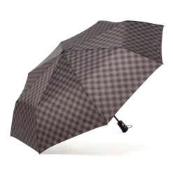Ombrello automatico grigio a quadretti da Unisex Coriex Active