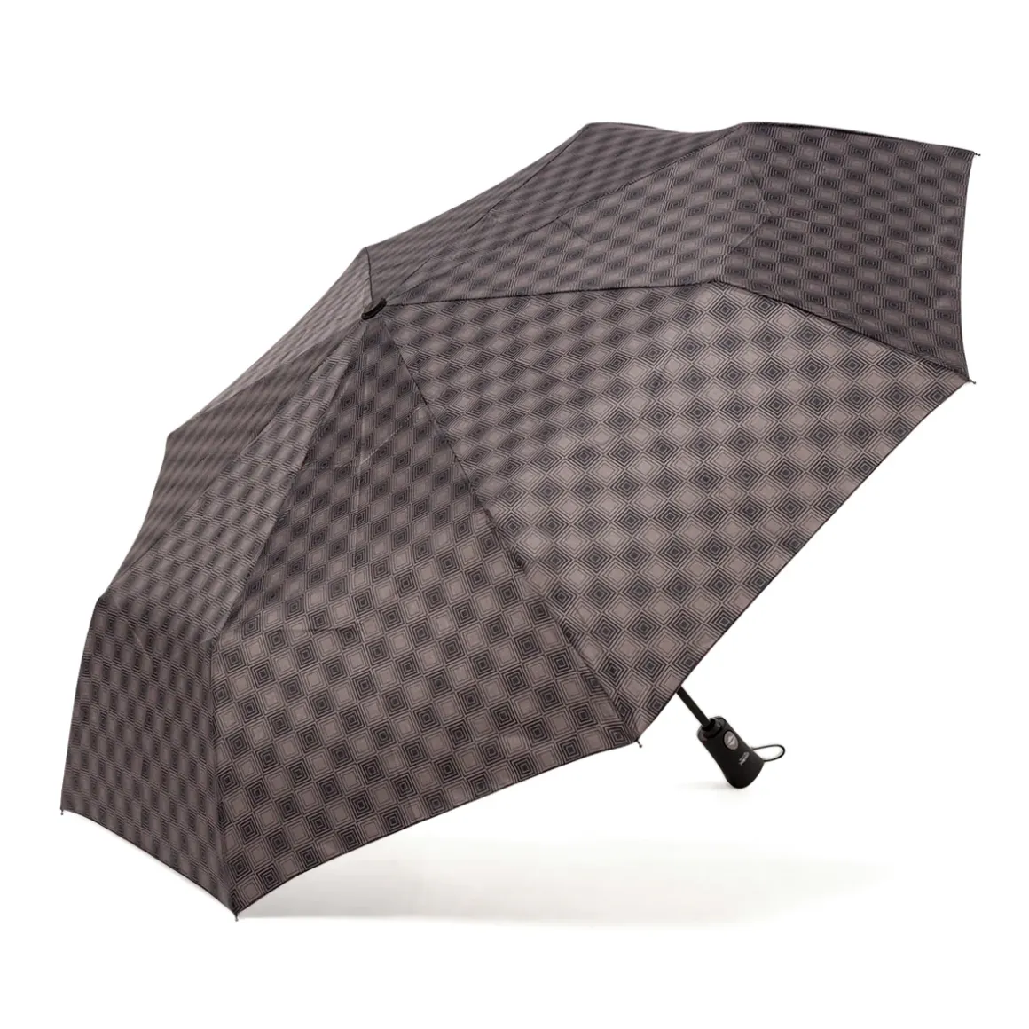 Ombrello automatico grigio a quadretti da Unisex Coriex Active
