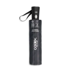 Ombrello automatico nero a righe Unisex Coriex Active