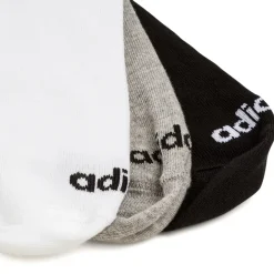 Pacco da 3 calzini bianchi, neri e grigi adidas