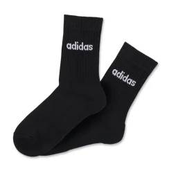 Pacco da 3 calzini neri adidas Thin Linear-Cut