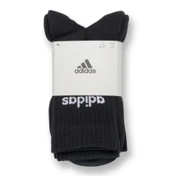 Pacco da 3 calzini neri adidas Thin Linear-Cut
