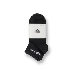 Pacco da 3 calzini neri adidas Thin Linear-Cut