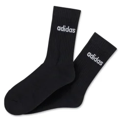 Pacco da 3 calzini neri, bianchi e grigi adidas Thin Linear-Cut
