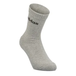 Pacco da 3 calzini neri, bianchi e grigi adidas Thin Linear-Cut