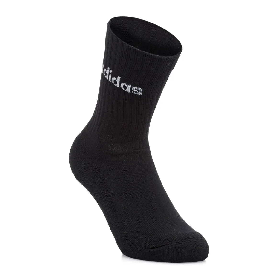 Pacco da 3 calzini neri, bianchi e grigi adidas Thin Linear-Cut