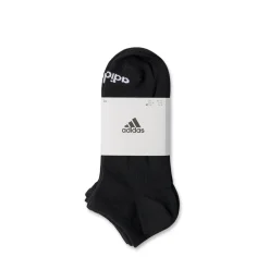 Pacco da 3 calzini neri da uomo adidas Thin Linear-Cut