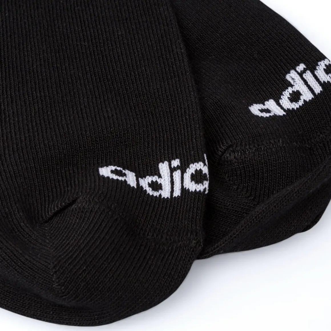 Pacco da 3 calzini neri da uomo adidas Thin Linear-Cut