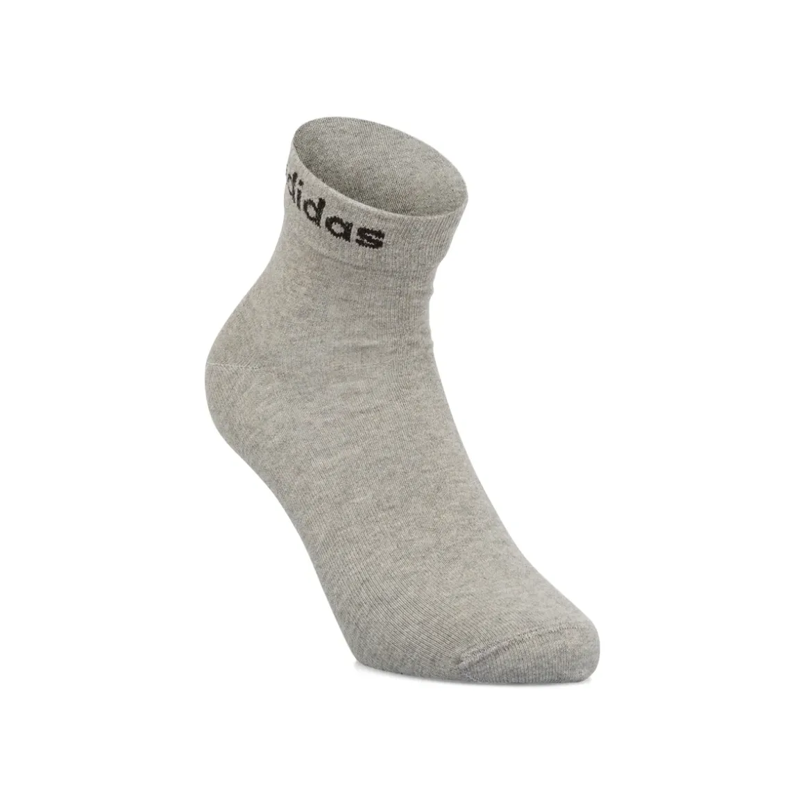 Pacco da 3 calzini neri, grigi e bianchi adidas Thin Linear-Cut