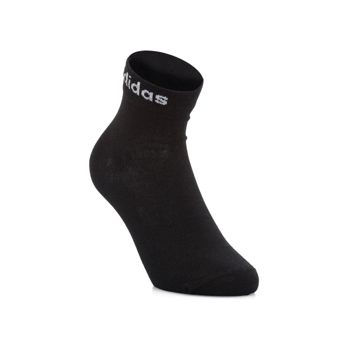 Pacco da 3 calzini neri, grigi e bianchi adidas Thin Linear-Cut
