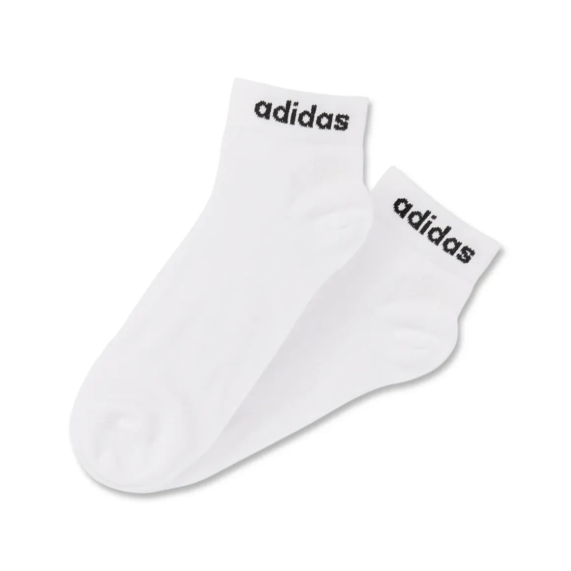 Pacco da 3 calzini neri, grigi e bianchi adidas Thin Linear-Cut