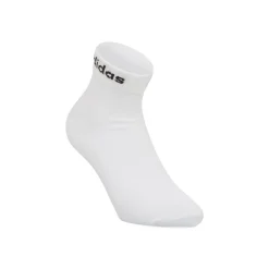 Pacco da 3 calzini neri, grigi e bianchi adidas Thin Linear-Cut