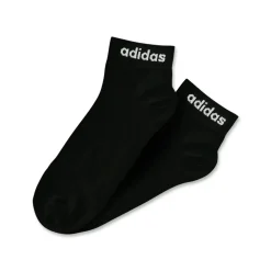 Pacco da 3 calzini neri, grigi e bianchi adidas Thin Linear-Cut