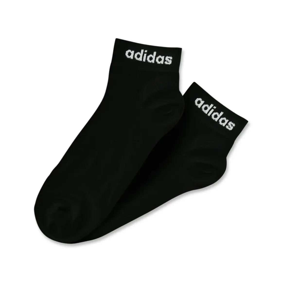 Pacco da 3 calzini neri, grigi e bianchi adidas Thin Linear-Cut