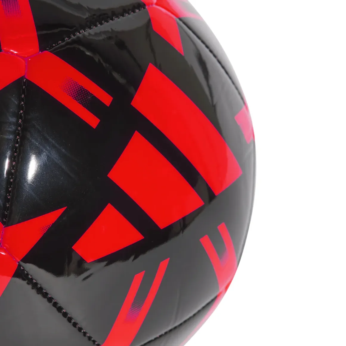 Pallone da calcio nero e arancione adidas Starlancer Club