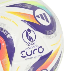 Pallone MINI da calcio UEFA Women's EURO 2025 bianco adidas
