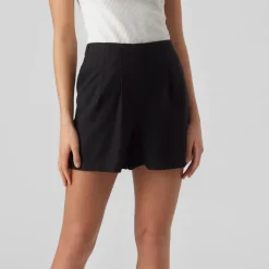 Pantaloncini bermuda corti leggeri neri da Donna Vero Moda