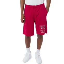 Pantaloncini corti Sportivi da Uomo rossi con stampa Chicago Bulls e Zach Lavine NBA