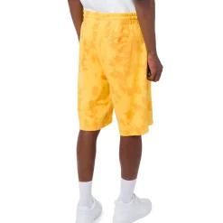Pantaloncini corti sportivi da Uomo Gialli con stampa LA Lakers e Lebron James NBA
