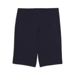Pantaloncini da bambino e ragazzo neri con vita elasticizzata Puma