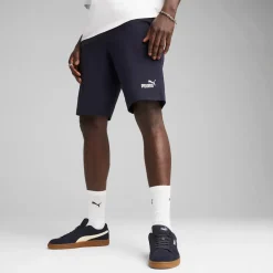 Pantaloncini shorts da uomo blu con vita elasticizzata Puma
