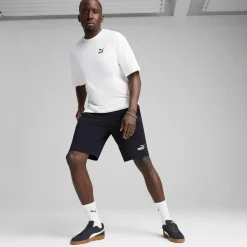 Pantaloncini shorts da uomo blu con vita elasticizzata Puma