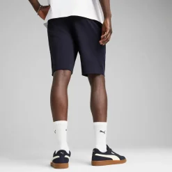 Pantaloncini shorts da uomo blu con vita elasticizzata Puma