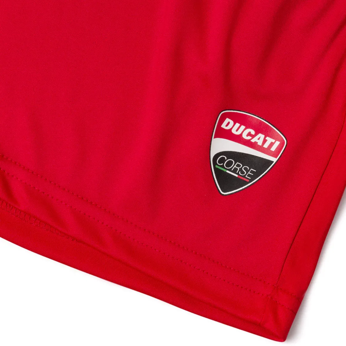 Pantaloncini Shorts Rossi da Bambino con logo Ducati Corse