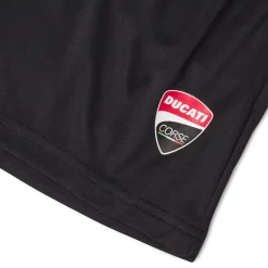 Pantaloncini Shorts Sportivi Neri Bambino con logo Ducati Corse