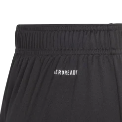 Pantaloncini sportivi neri da bambino con logo adidas Sereno Junior