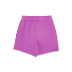 Pantaloncini sportivi viola da Donna con logo strass Puma ESS