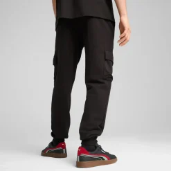 Pantaloni cargo Essentials con logo N. 1 Neri da Uomo Puma