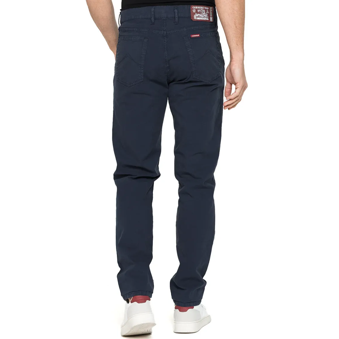 Pantaloni casual chino blu da Uomo dal design casual Carrera Jeans
