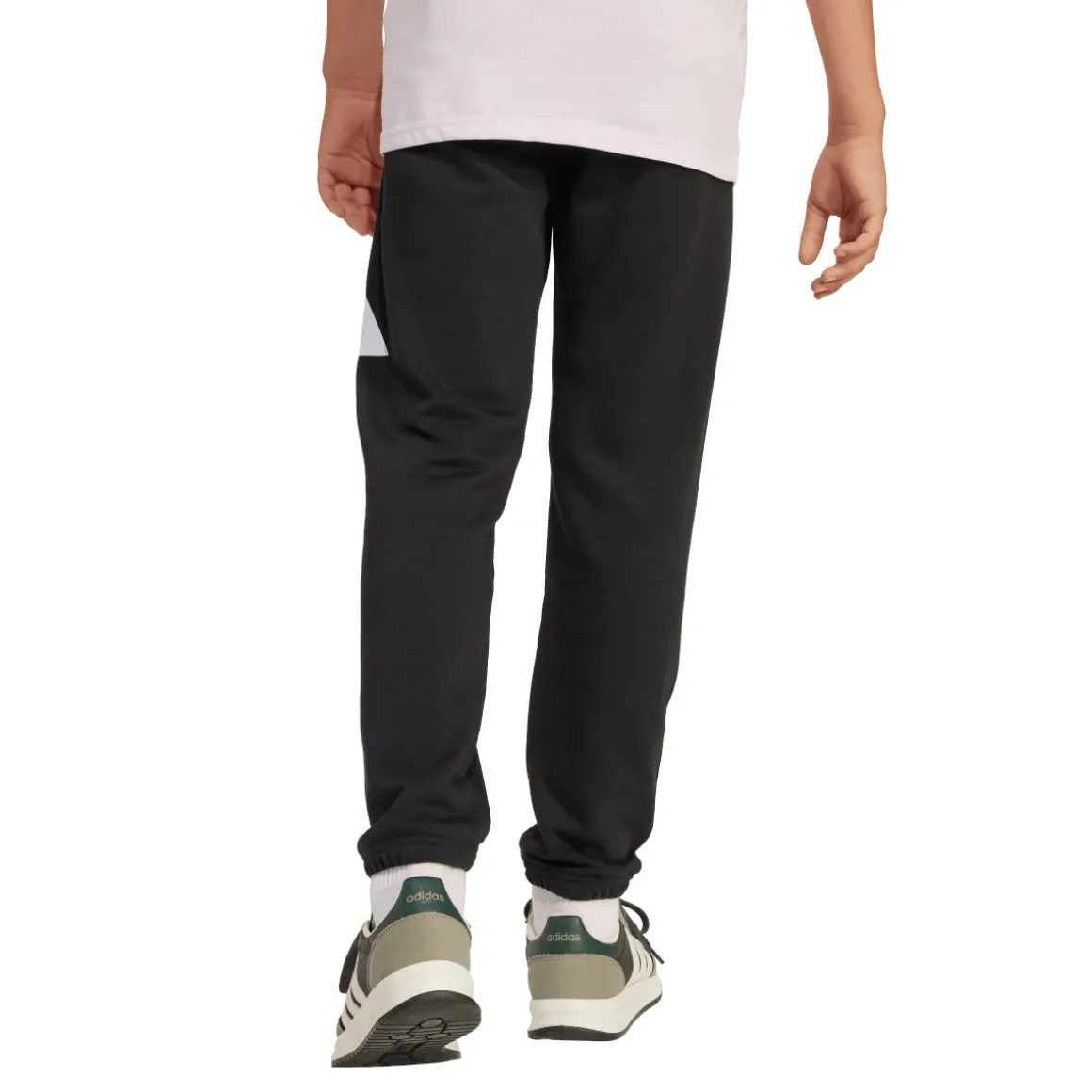 Pantaloni casula neri da Bambino con logo laterale adidas