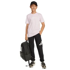 Pantaloni casula neri da Bambino con logo laterale adidas
