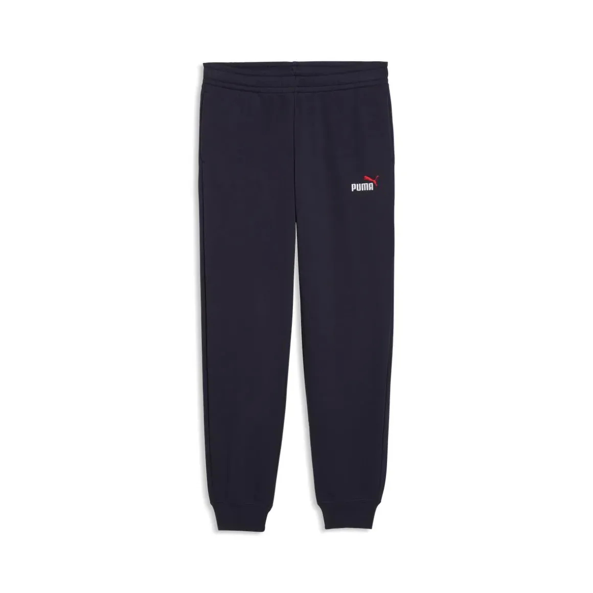Pantaloni da bambino e ragazzo blu Puma con logo