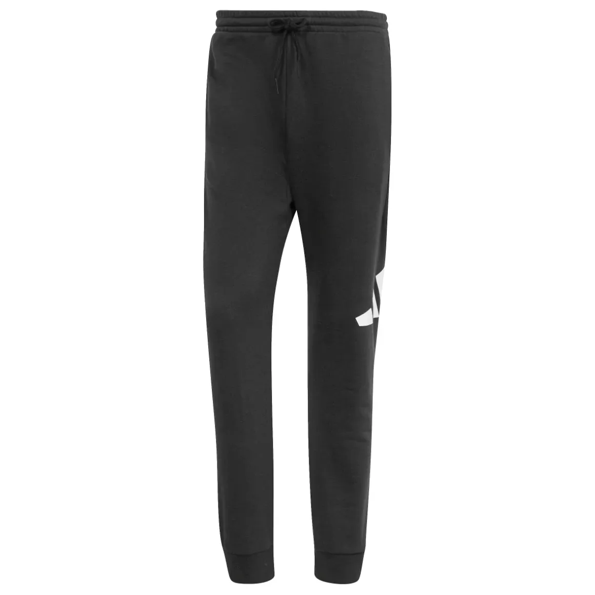 Pantaloni in Jersey neri da Uomo con vita elasticizzata e logo adidas