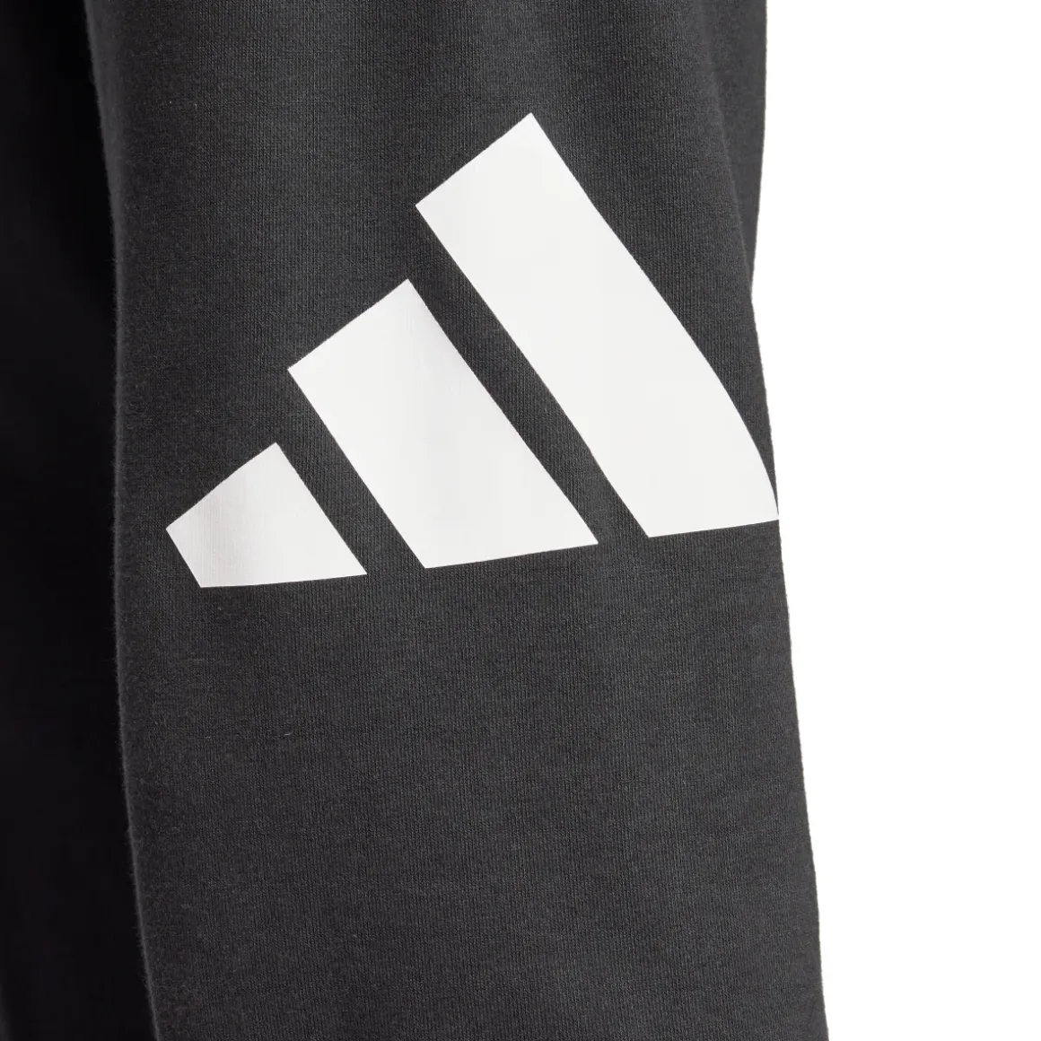 Pantaloni in Jersey neri da Uomo con vita elasticizzata e logo adidas