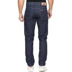 Pantaloni Jeans blu scuro da Uomo in cotone con passanti Carrera Jeans