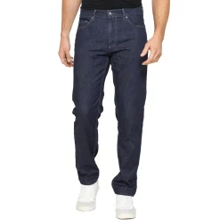 Pantaloni Jeans blu scuro da Uomo in cotone con passanti Carrera Jeans