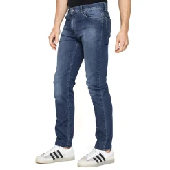 Pantaloni jeans blu scuro in cotone da Uomo Carrera Jeans