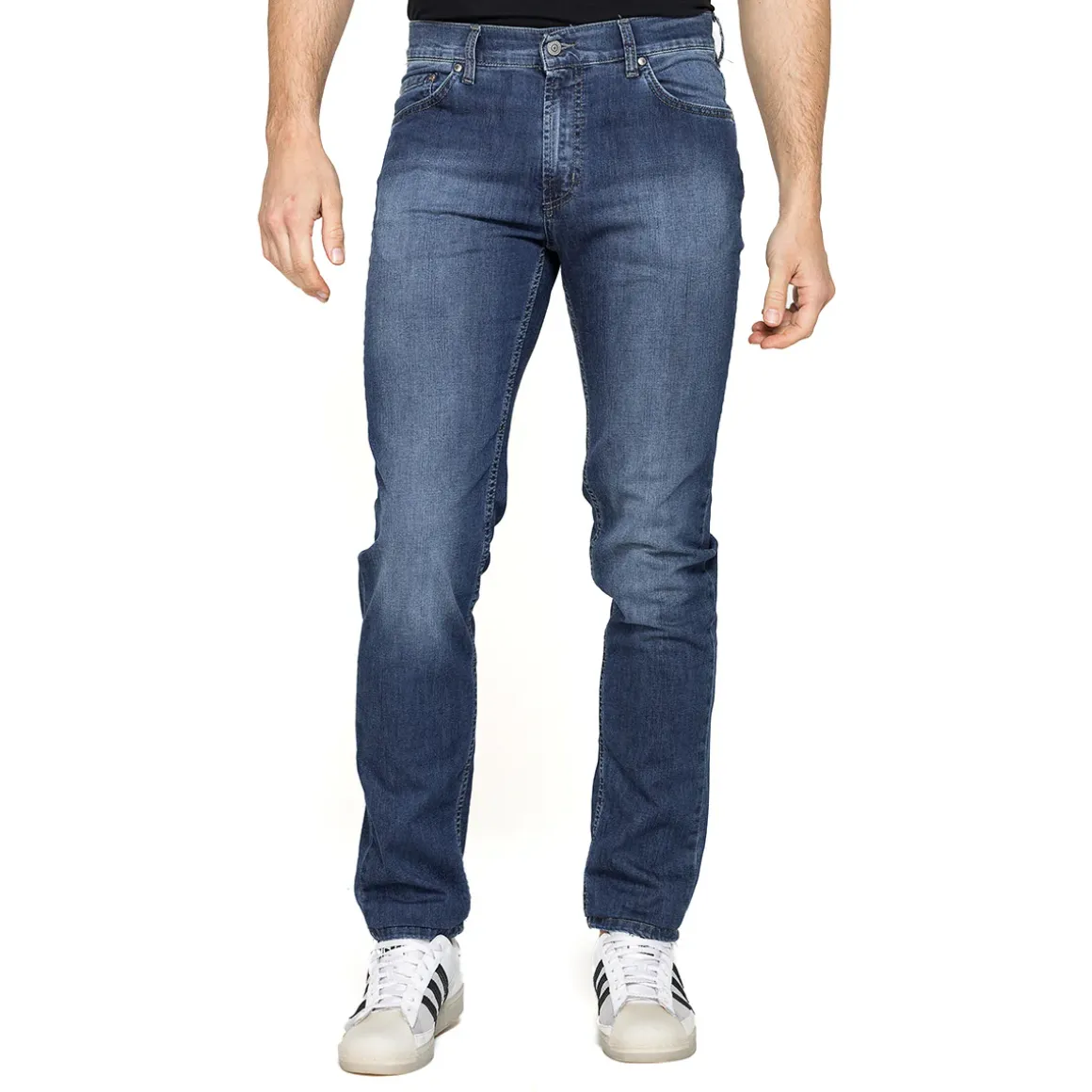 Pantaloni jeans blu scuro in cotone da Uomo Carrera Jeans