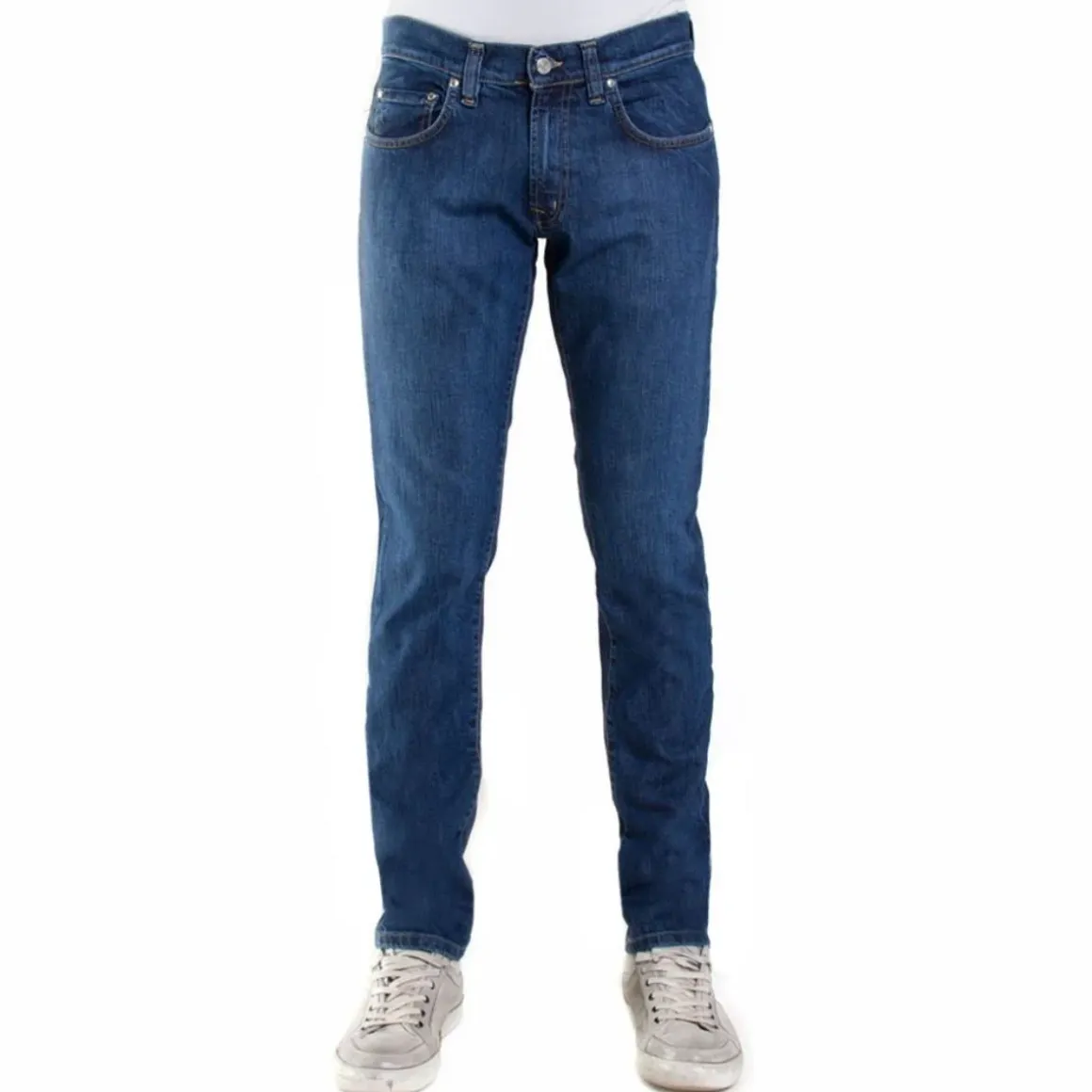 Pantaloni Jeans stretch lavaggio scuro da uomo Carrera Jeans 717